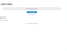 Tablet Screenshot of julio-cobos.blogspot.com
