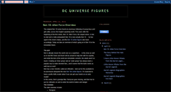 Desktop Screenshot of dc-universe-figures.blogspot.com
