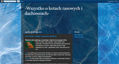 Desktop Screenshot of mojrasowykociak.blogspot.com