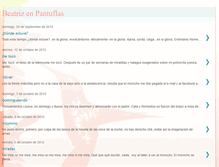 Tablet Screenshot of beatrizenpantuflas.blogspot.com