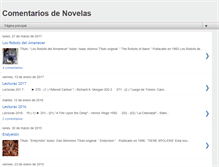 Tablet Screenshot of comentariosdenovelas.blogspot.com