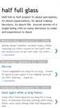 Mobile Screenshot of half-full-glass.blogspot.com