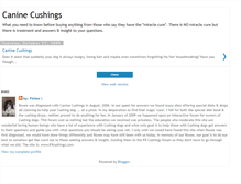 Tablet Screenshot of caninecushings.blogspot.com