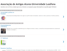 Tablet Screenshot of aaa-lusofona-lisboa.blogspot.com