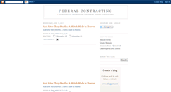 Desktop Screenshot of federalcontracting.blogspot.com