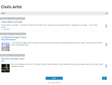 Tablet Screenshot of cholisarlist.blogspot.com