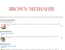 Tablet Screenshot of brownmemsahib.blogspot.com