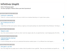 Tablet Screenshot of infinitivesunsplit.blogspot.com