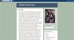 Desktop Screenshot of multiplesclerosisfacts.blogspot.com