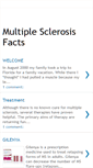 Mobile Screenshot of multiplesclerosisfacts.blogspot.com