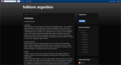 Desktop Screenshot of alexis-folkloreargentino.blogspot.com