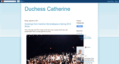 Desktop Screenshot of duchesscatherinewales.blogspot.com