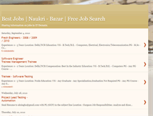 Tablet Screenshot of naukri-bazar.blogspot.com