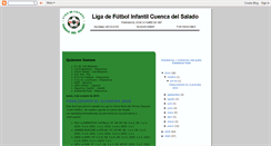 Desktop Screenshot of ligafutbolinfantilcuencadelsalado.blogspot.com