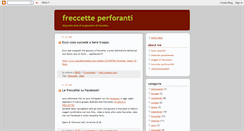 Desktop Screenshot of freccetteperforanti.blogspot.com