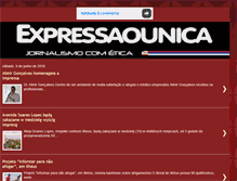 Tablet Screenshot of expressaounica.blogspot.com