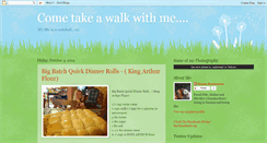 Desktop Screenshot of cometakeawalkwithme.blogspot.com