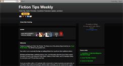 Desktop Screenshot of fictiontipsweekly.blogspot.com