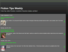 Tablet Screenshot of fictiontipsweekly.blogspot.com