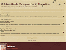 Tablet Screenshot of mcintyrefamilykinnections.blogspot.com