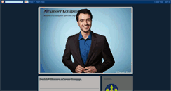 Desktop Screenshot of alexander-koenigsmann.blogspot.com