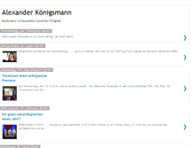 Tablet Screenshot of alexander-koenigsmann.blogspot.com