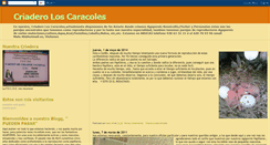 Desktop Screenshot of criaderoloscaracoles.blogspot.com