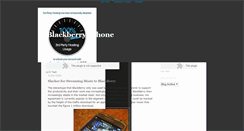 Desktop Screenshot of blackberry-tech.blogspot.com