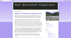 Desktop Screenshot of peelwatershed.blogspot.com