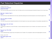 Tablet Screenshot of peelwatershed.blogspot.com