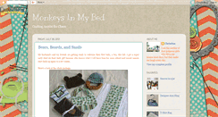 Desktop Screenshot of monkeysinmybed.blogspot.com