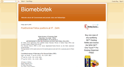 Desktop Screenshot of biomebiotek.blogspot.com