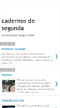 Mobile Screenshot of cadernosdesegunda.blogspot.com