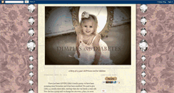 Desktop Screenshot of dimplesanddiabetes.blogspot.com