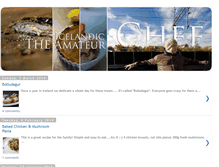 Tablet Screenshot of icelandicchef.blogspot.com