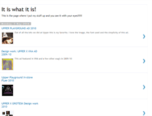 Tablet Screenshot of itiswhatitis84.blogspot.com