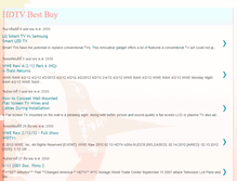 Tablet Screenshot of hdtv-best-buy.blogspot.com