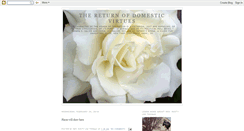 Desktop Screenshot of domesticvirtues.blogspot.com