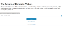 Tablet Screenshot of domesticvirtues.blogspot.com