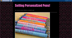 Desktop Screenshot of personalized-pens123.blogspot.com