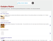 Tablet Screenshot of outubrorubro.blogspot.com