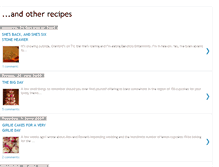 Tablet Screenshot of andotherrecipes.blogspot.com