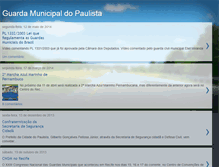 Tablet Screenshot of guardamunicipalpaulista.blogspot.com