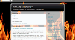 Desktop Screenshot of filmandmisanthropy.blogspot.com