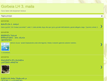 Tablet Screenshot of gorbeia3maila.blogspot.com