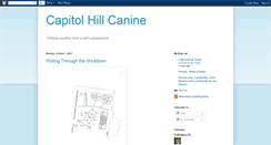 Desktop Screenshot of capitolhillcanine.blogspot.com