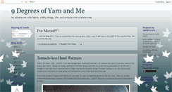 Desktop Screenshot of 9degreesofyarnandme.blogspot.com