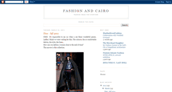 Desktop Screenshot of fashionandcairo.blogspot.com