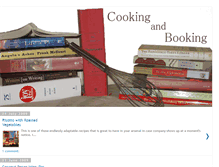 Tablet Screenshot of cookingandbooking.blogspot.com