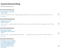 Tablet Screenshot of injusticebusters.blogspot.com
